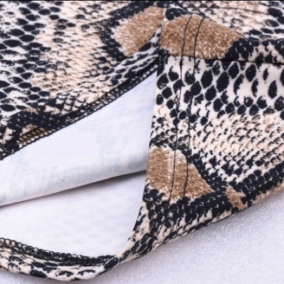 LAST 1! 💖 Snake Print Bandeau Top - Picture 4 of 5